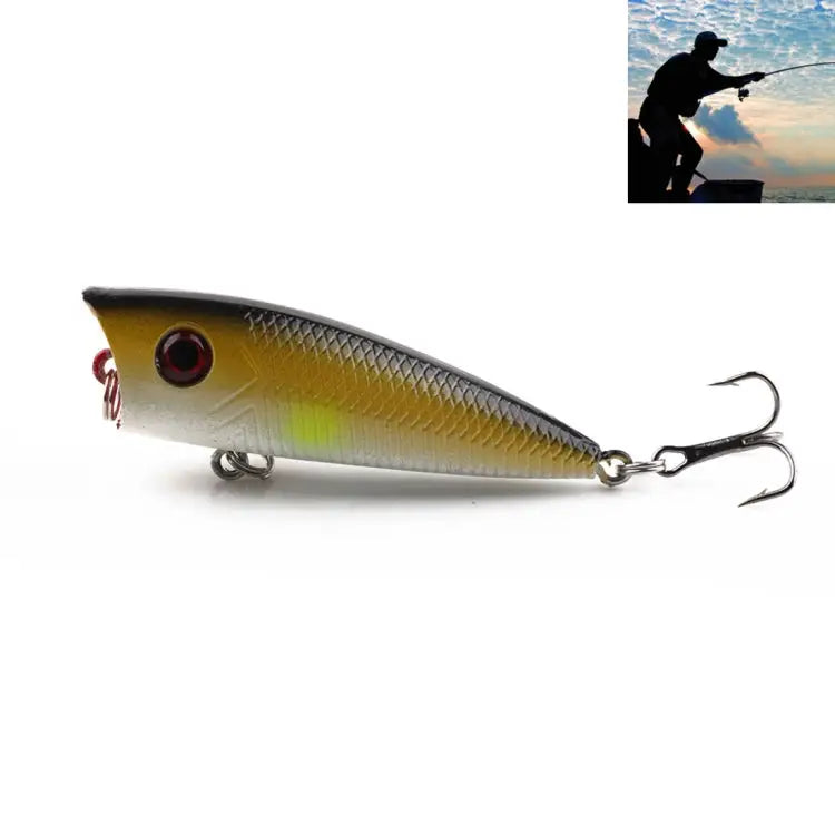 HENGJIA PO035 6cm/6g Simulation Hard Baits Fishing Lures Tackle Baits Fit Saltwater and Freshwater - PO035 2# / 2