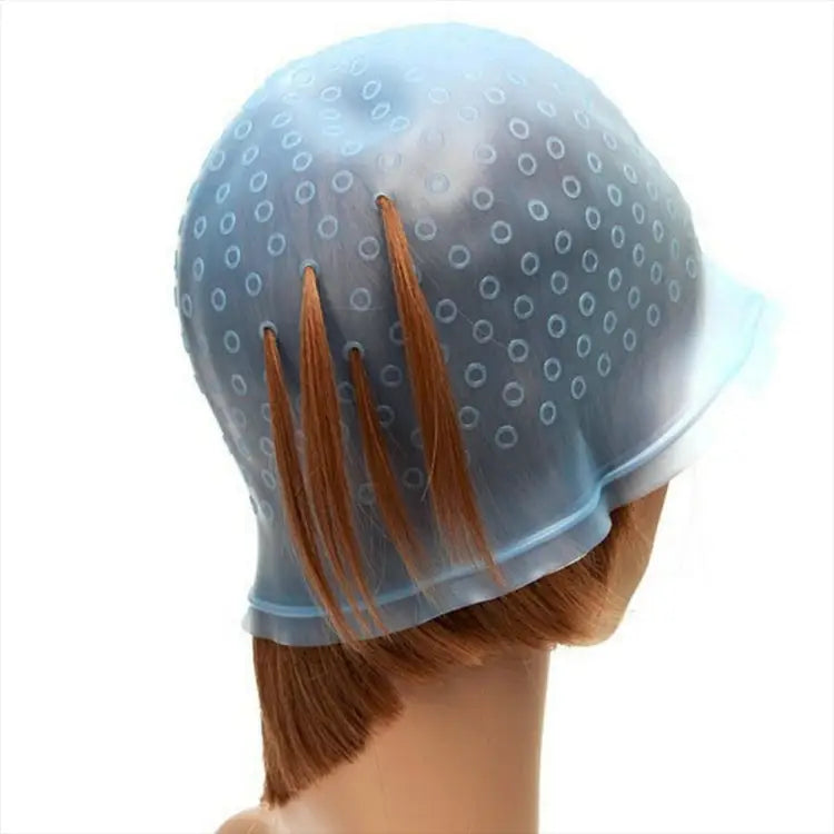 High Temperature Resistant Acid and Alkali Silicone Pick Dye Hair Dye Hat Random Color Delivery Dye Hat - Dye Hat