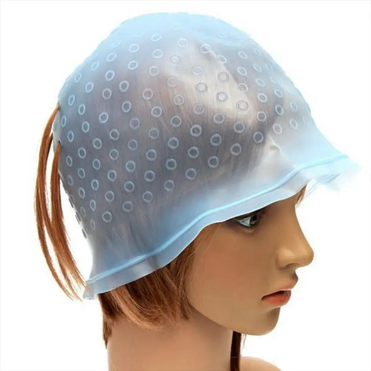 High Temperature Resistant Acid and Alkali Silicone Pick Dye Hair Dye Hat Random Color Delivery Dye Hat - Dye Hat