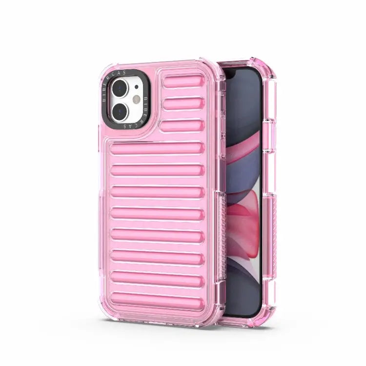 High Transparency TPU Hybrid PC Airbag Phone Case For iPhone 11 For iPhone XS / X For iPhone XR - For iPhone 11 / Pink