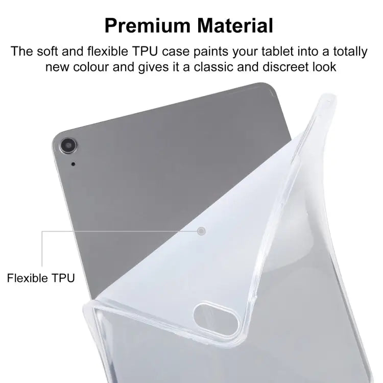 Highly Transparent TPU Tablet Case with Pen Slot For iPad 10.2 / 10.5 - For iPad 10.2 / 10.5 - Apple Accessories