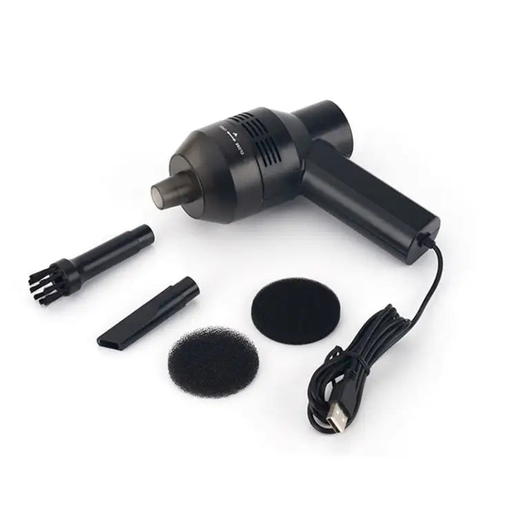 HK-6019A 3.5W Portable USB Powerful Suction Cleaner Computer Keyboard Brush Nozzle Dust Collector Handheld Sucker Clean