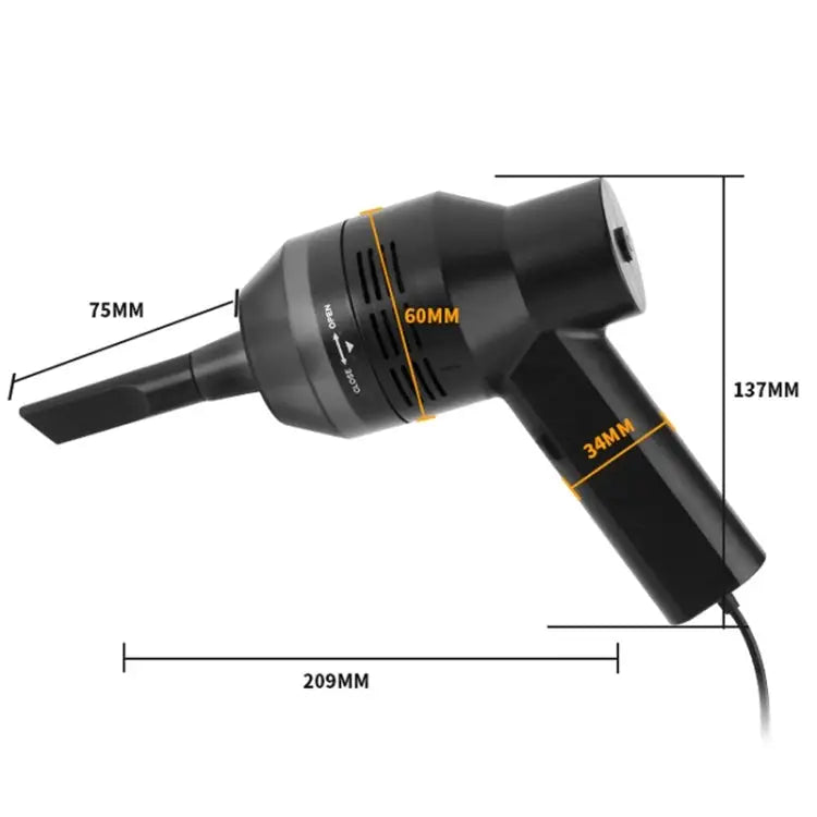 HK-6019A 3.5W Portable USB Powerful Suction Cleaner Computer Keyboard Brush Nozzle Dust Collector Handheld Sucker Clean