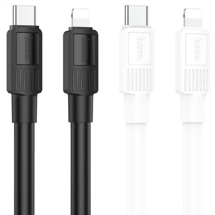 hoco X84 20W USB-C / Type-C to 8 Pin Solid PD Charging Data Cable，Length：1m - White - Apple Accessories