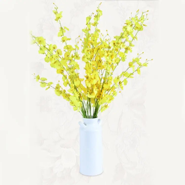 Home Wedding Party Decor Silk Orchid DIY Artificial Flower Phalaenopsis Bouquets Random Color Delivery - 5 Heads/Bouquet