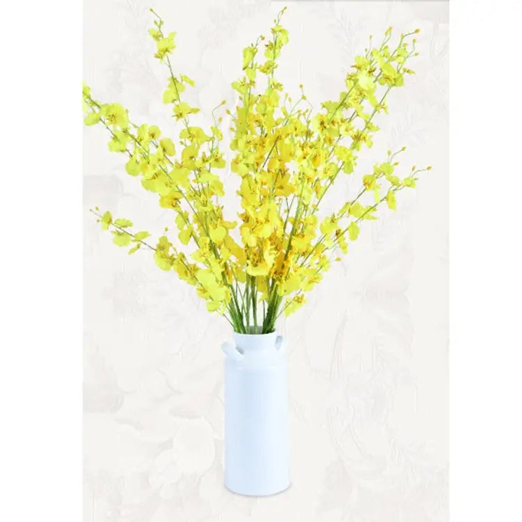 Home Wedding Party Decor Silk Orchid DIY Artificial Flower Phalaenopsis Bouquets Random Color Delivery - 5 Heads/Bouquet
