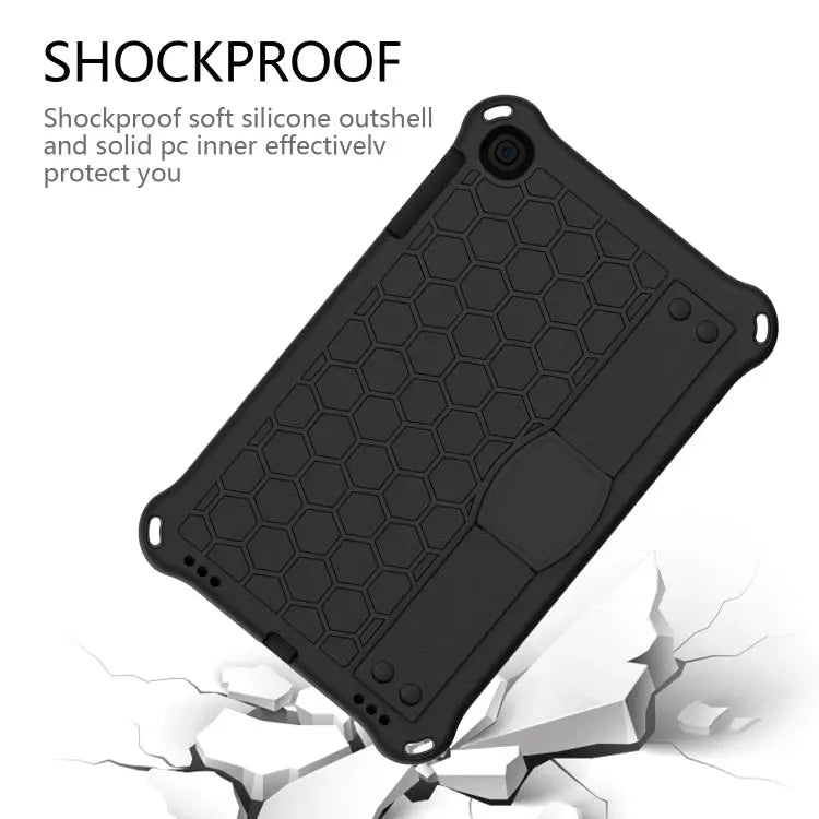 Honeycomb Design EVA + PC Four Corner Anti Falling Flat Protective Shell With Straps For iPad mini 5 / 4 / 3 / 2 /1