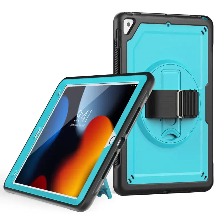 Honeycomb Hand Grip Turntable Stand Tablet Case For iPad Air 2022 10.9 / Pro 11 2022 For iPad 10.2 2021 / 2020 / 10.5