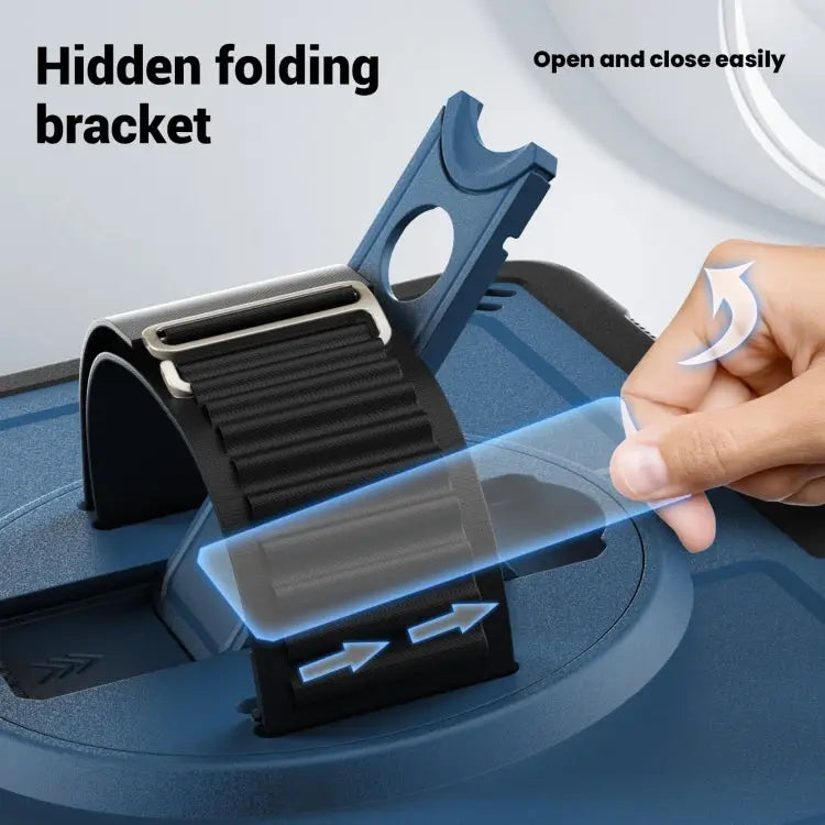 Honeycomb Hand Grip Turntable Stand Tablet Case For iPad Air 2022 10.9 / Pro 11 2022 For iPad 10.2 2021 / 2020 / 10.5
