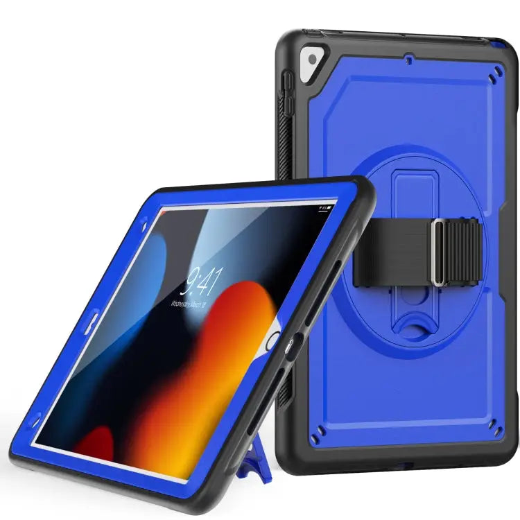 Honeycomb Hand Grip Turntable Stand Tablet Case For iPad Air 2022 10.9 / Pro 11 2022 For iPad 10.2 2021 / 2020 / 10.5