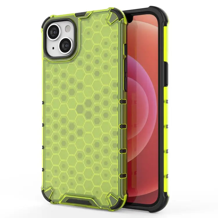 Honeycomb Phone Case - For iPhone 15 / Green