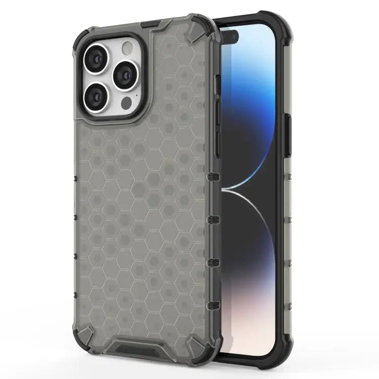 Honeycomb Phone Case - For iPhone 15 Pro / Black
