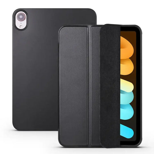 Honeycomb TPU Leather Tablet Case with 3-Folding Holder For iPad mini 6 / mini 2024 - For iPad mini 6 / mini 2024