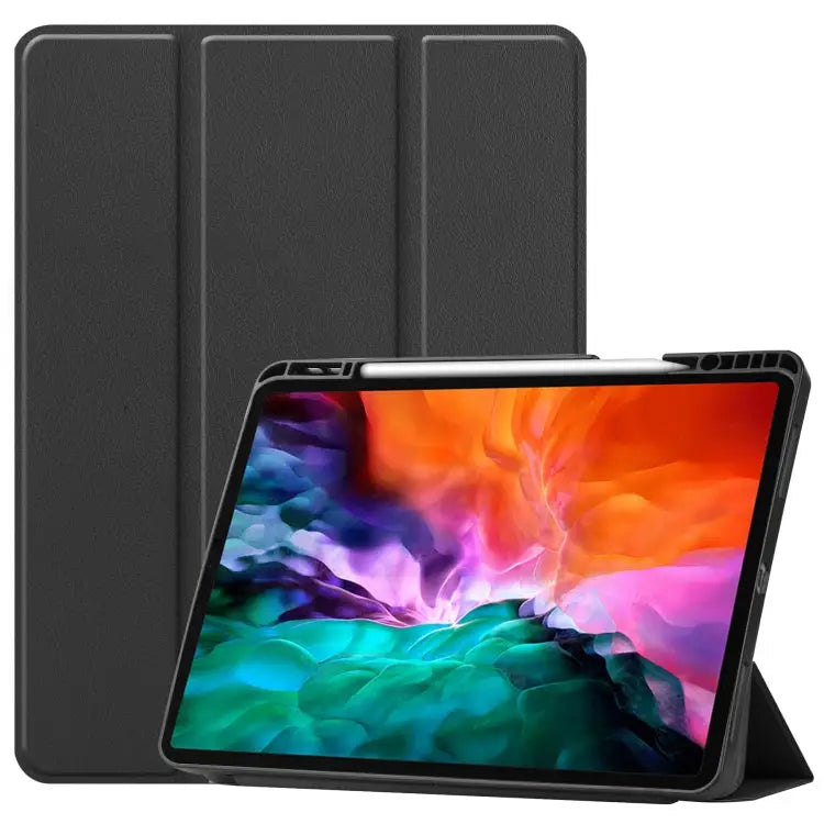 Horizontal Flip Honeycomb TPU + PU Leather Case with Three-folding Holder & Sleep / Wake-up Function & Pen Slot