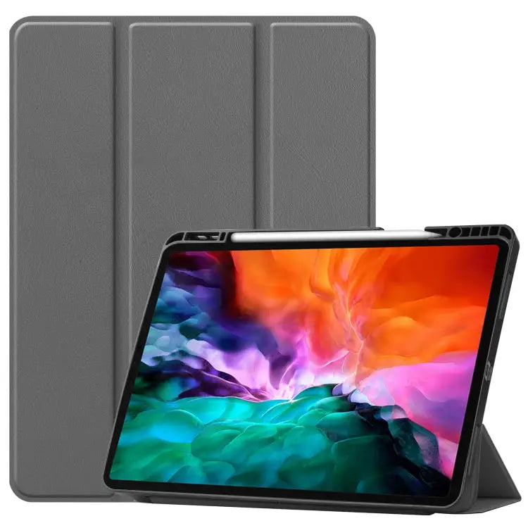 Horizontal Flip Honeycomb TPU + PU Leather Case with Three-folding Holder & Sleep / Wake-up Function & Pen Slot