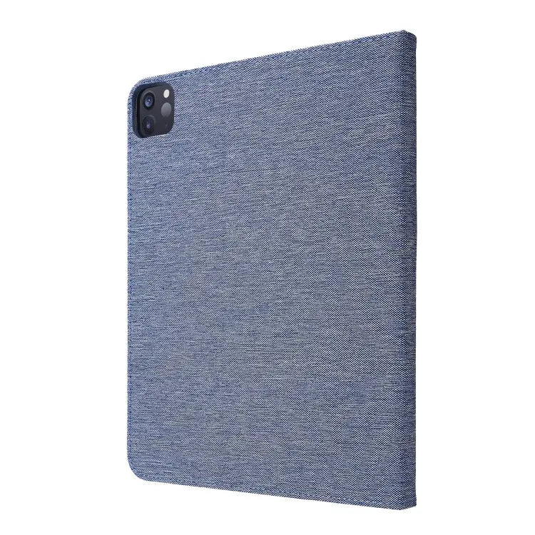 Horizontal Flip TPU + Fabric PU Leather Protective Case with Name Card Clip For iPad Pro 11(2020) - Apple Accessories