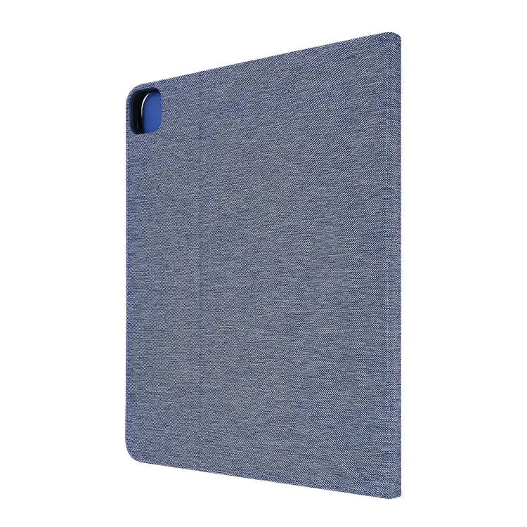 Horizontal Flip TPU + Fabric PU Leather Protective Case with Name Card Clip For iPad Pro 12.9(2020) - Apple Accessories
