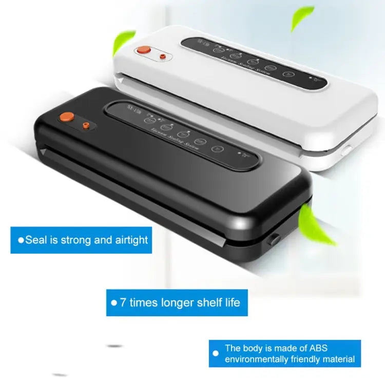 Household Commercial Food Vacuum Plastic Packaging Machine Sealer Closer Machine Chinese Plug Food Chinese Plug (Black)