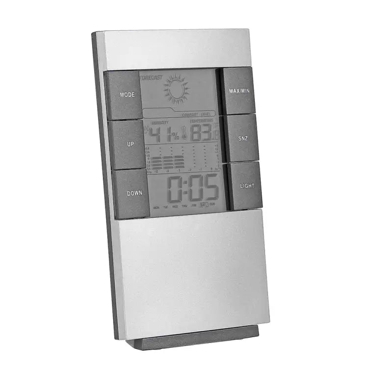 Household Digital LCD Display Hygrometer Thermometer Temperature Humidity Meter Clock Alarm - Humidity Meter