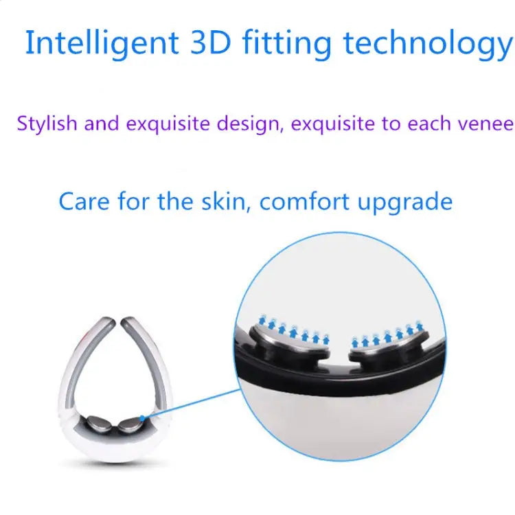 Household Electric Pulse Shock Neck Massager Intelligent Body Massager Battery Powered (Not Include Battery) Old