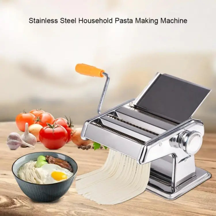 Household Stainless Steel Pasta Making Machine Manual Noodle Maker Spaghetti Hand Cutter Noodle Maker - Noodle Maker