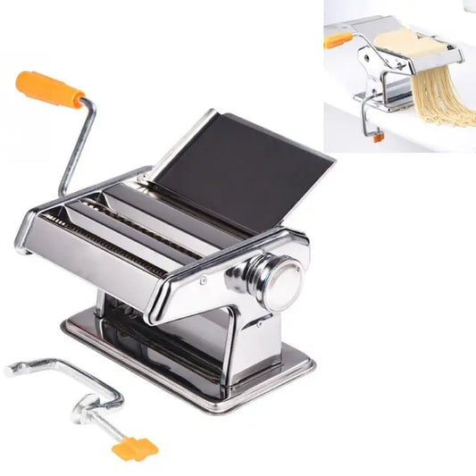 Household Stainless Steel Pasta Making Machine Manual Noodle Maker Spaghetti Hand Cutter Noodle Maker - Noodle Maker