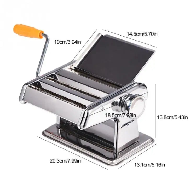 Household Stainless Steel Pasta Making Machine Manual Noodle Maker Spaghetti Hand Cutter Noodle Maker - Noodle Maker