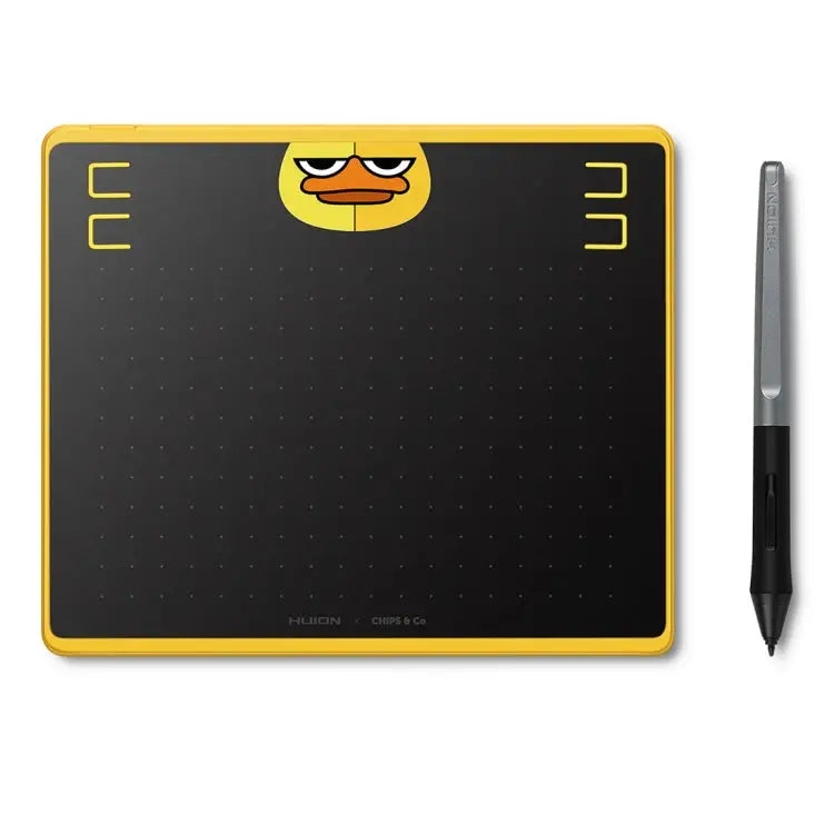 HUION HS64 Chips Special Edition 5080 LPI Art Drawing Tablet with Battery-free Pen for Fun HS64 - HS64