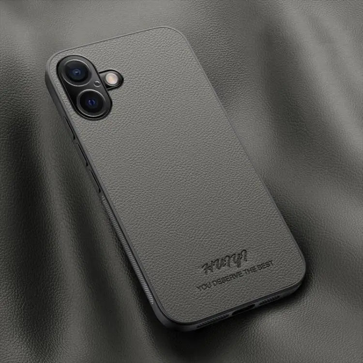 HUIYI Leather Magnetic Phone Case For iPhone 16 For iPhone 15 Pro Max For iPhone 15 Pro For iPhone 15 Plus - For iPhone