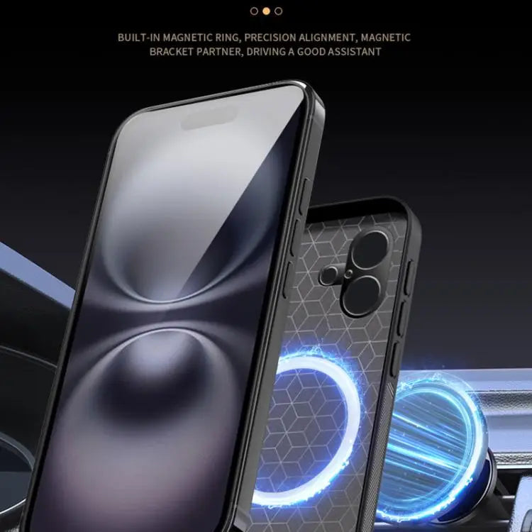 HUIYI Leather Magnetic Phone Case For iPhone 16 For iPhone 15 Pro Max For iPhone 15 Pro For iPhone 15 Plus - Apple
