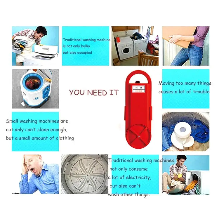 HX-02DS Household Portable Small Portable Washing Machine Portable Washing Machine - Portable Washing Machine
