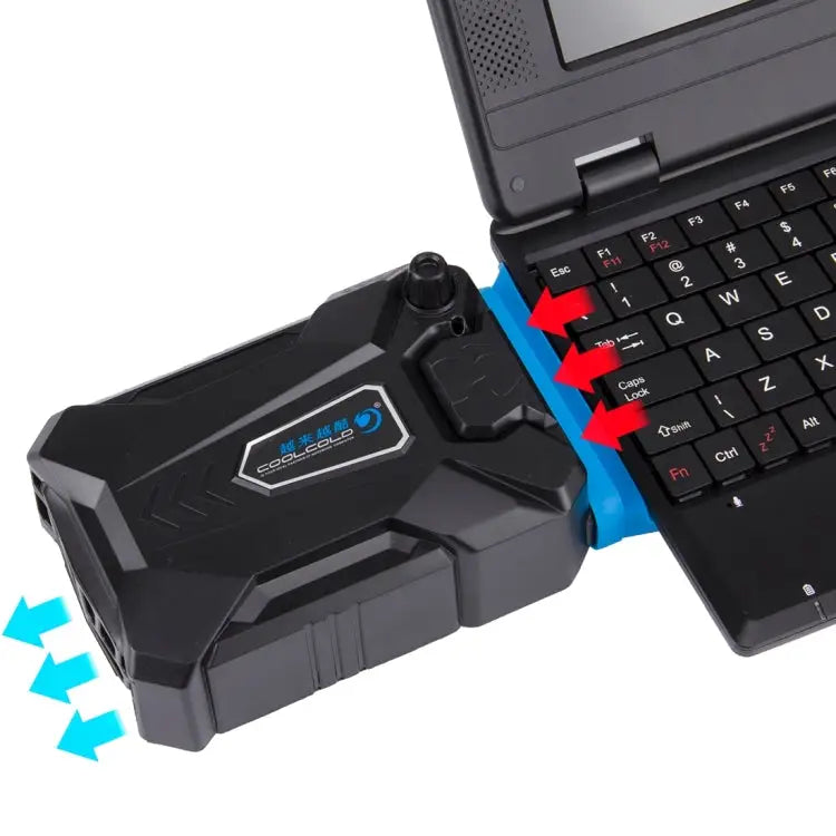 Ice Troll III Gaming Laptop Notebook Cooling Pad Mute Air Extracting Cooling Fan Turbo Heat Radiator with Appropriative