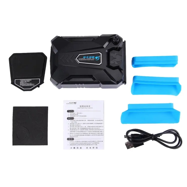 Ice Troll III Gaming Laptop Notebook Cooling Pad Mute Air Extracting Cooling Fan Turbo Heat Radiator with Appropriative