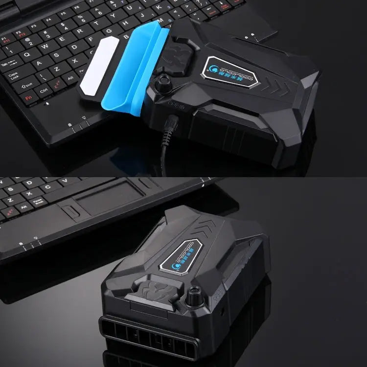 Ice Troll III Gaming Laptop Notebook Cooling Pad Mute Air Extracting Cooling Fan Turbo Heat Radiator with Appropriative