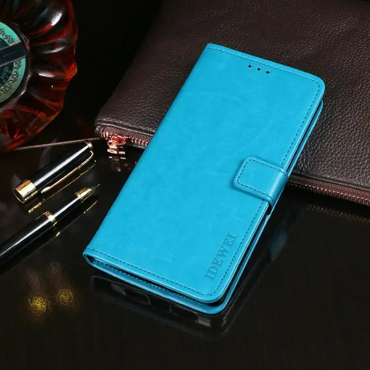 idewei Crazy Horse Texture Horizontal Flip Leather Case with Holder & Card Slots & Wallet For Huawei Honor 30S