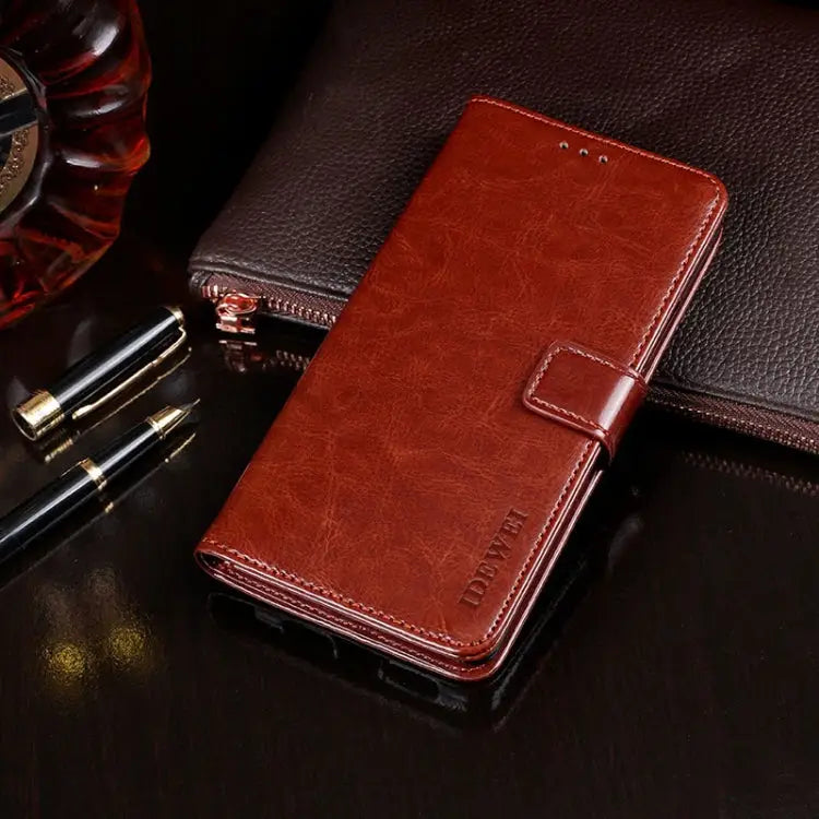 idewei Crazy Horse Texture Horizontal Flip Leather Case with Holder & Card Slots & Wallet For Huawei Honor 30S