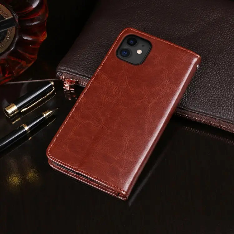 idewei Crazy Horse Texture Horizontal Flip Leather Case with Holder & Card Slots & Wallet For iPhone 11 For iPhone 11