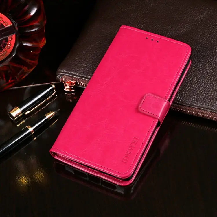 idewei Crazy Horse Texture Horizontal Flip Leather Case with Holder & Card Slots & Wallet For Huawei Honor 30S