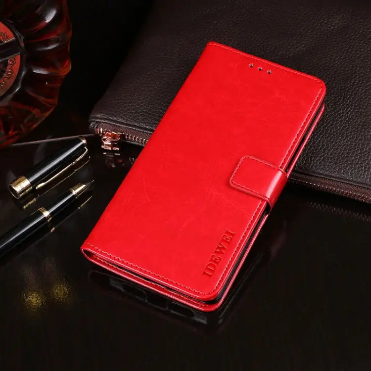 idewei Crazy Horse Texture Horizontal Flip Leather Case with Holder & Card Slots & Wallet For Huawei Honor 30S