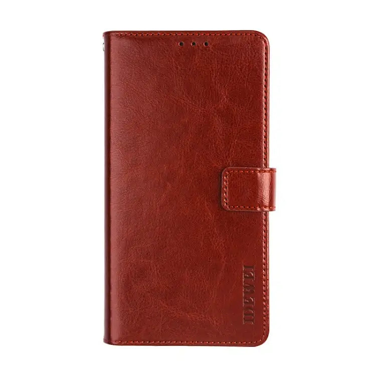 idewei Crazy Horse Texture Horizontal Flip Leather Case with Holder & Card Slots & Wallet For Galaxy Feel 2 For Galaxy