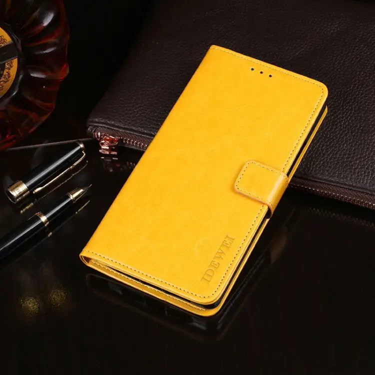 idewei Crazy Horse Texture Horizontal Flip Leather Case with Holder & Card Slots & Wallet For Huawei Honor 30S