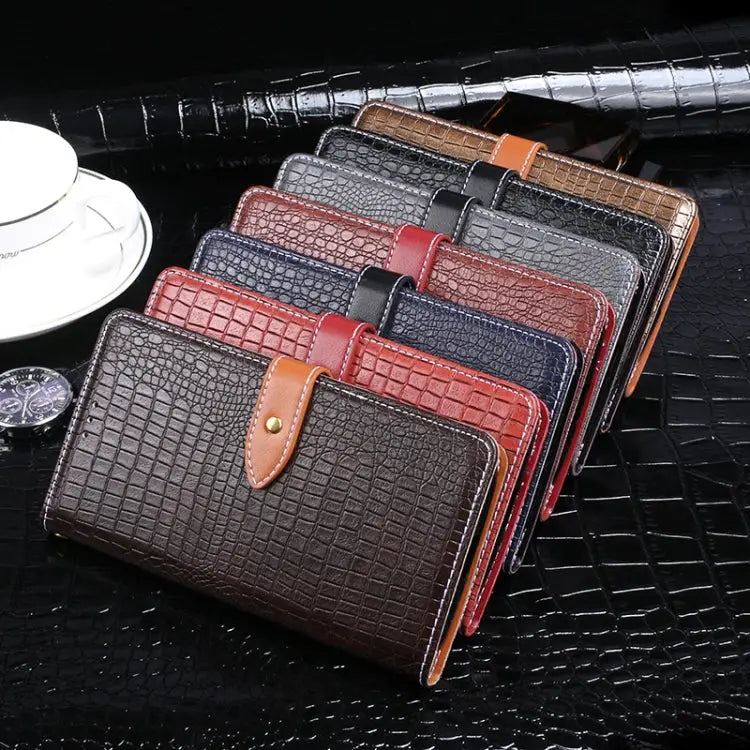 idewei Crocodile Texture Horizontal Flip Leather Case with Holder & Card Slots & Wallet For iPhone 12 For iPhone 12