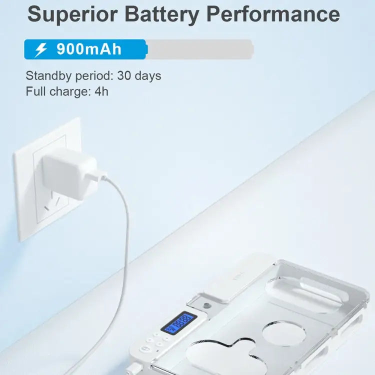 iDiskk Smart Phone Self-Controlled Timer Lock Box for iPhone Sumsung - lock01 Transparent
