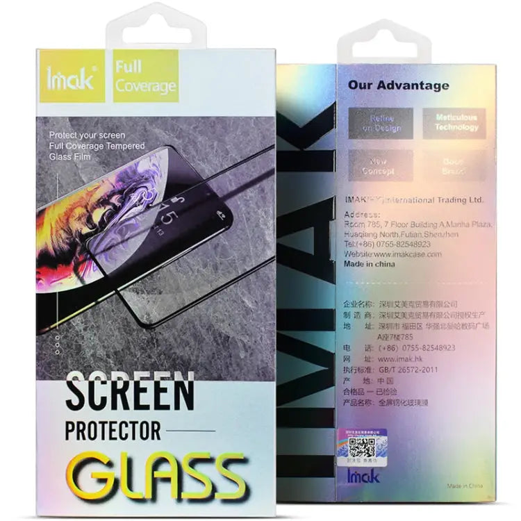 IMAK 9H Surface Hardness Full Screen Tempered Glass Film Pro+ Series For iPhone 14 For iPhone 14 Plus For iPhone 14 Pro