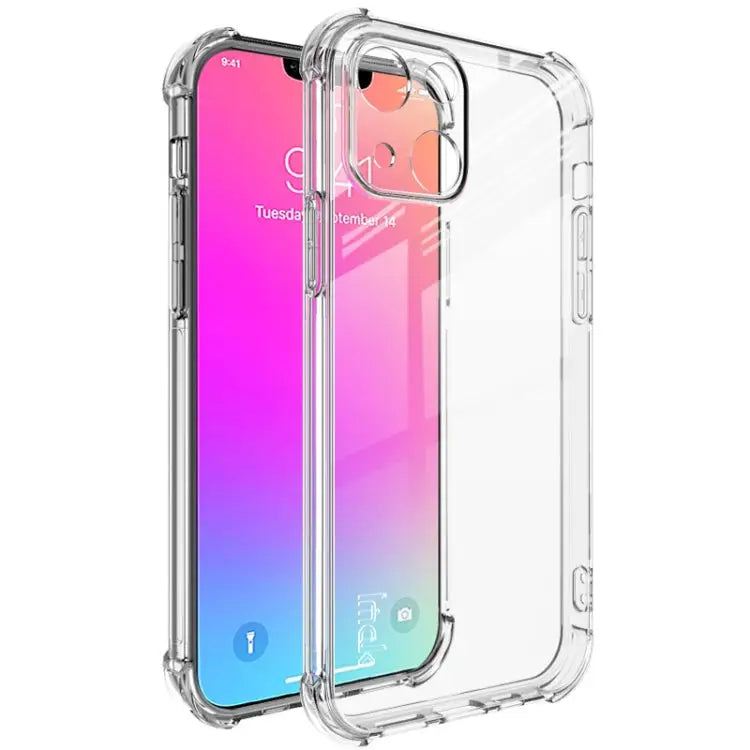 IMAK All-inclusive Shockproof Airbag TPU Phone Case with Screen Protector For iPhone 13 For iPhone 13 mini For iPhone