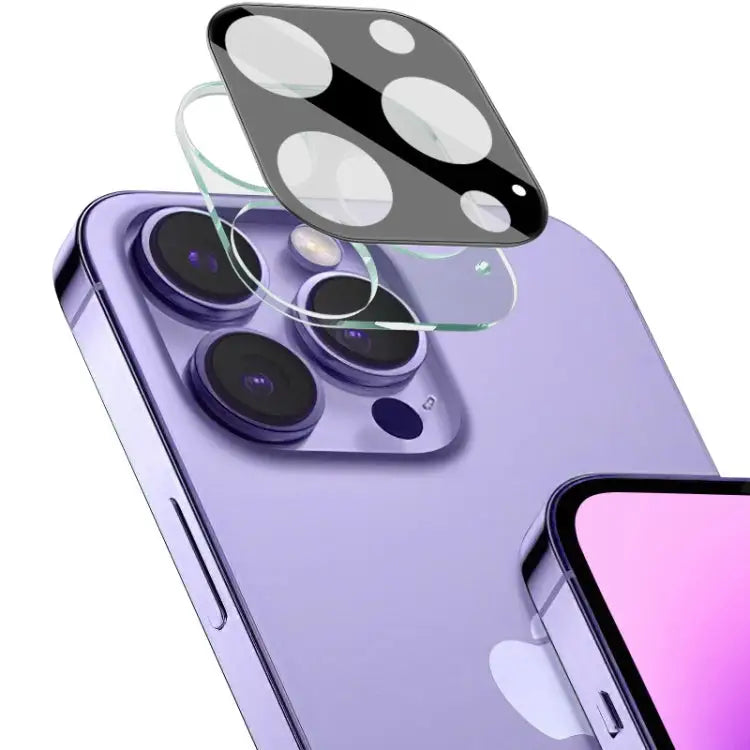 imak High Definition Integrated Glass Lens Film Black Version For iPhone 15 Pro / 15 Pro Max For iPhone 15 / 15 Plus