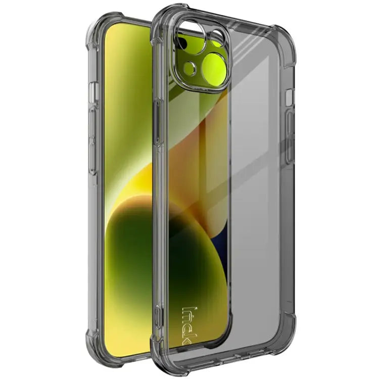 imak Shockproof Airbag TPU Phone Case - For iPhone 15 Plus / Transparent Black