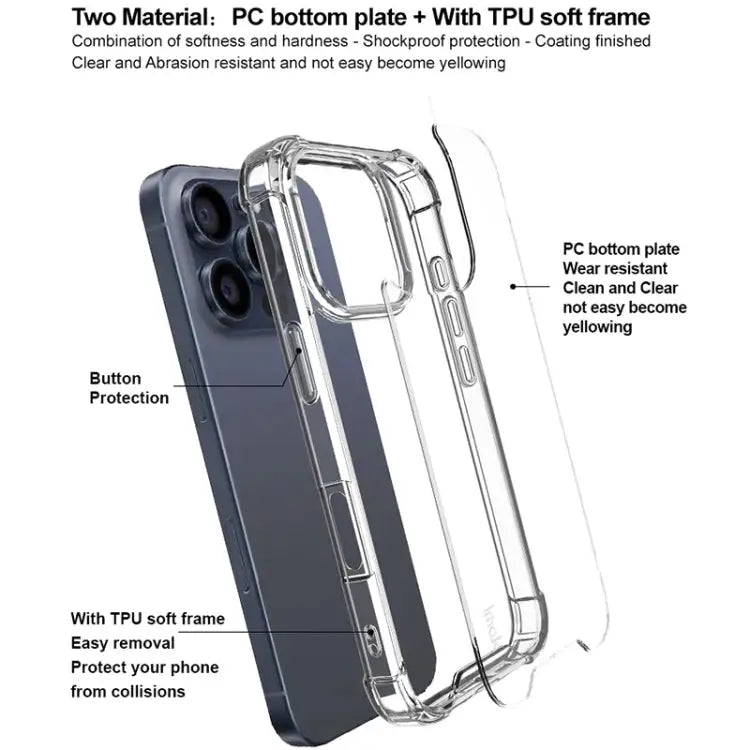 IMAK Space Shield PC + TPU Airbag Shockproof Phone Case - Apple Accessories