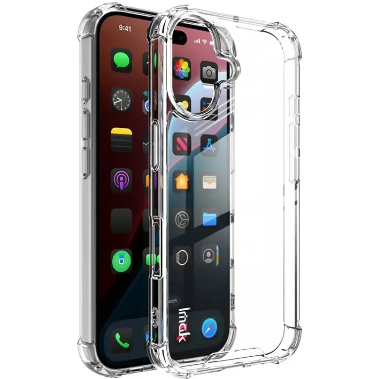 IMAK Space Shield PC + TPU Airbag Shockproof Phone Case - For iPhone 16 - Apple Accessories