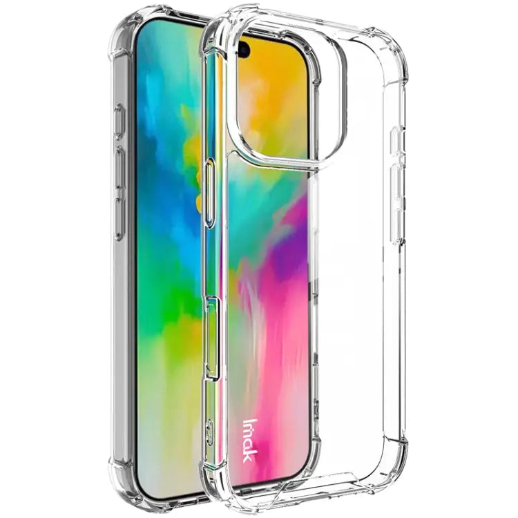IMAK Space Shield PC + TPU Airbag Shockproof Phone Case - For iPhone 16 Pro - Apple Accessories